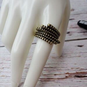 NEW LIA SOPHIA SIZE‎ 10 WOMENS GOLD RING FASHION JEWELRY